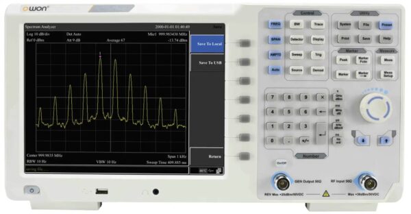 Owon XSA1036-TG Spectrum Analyzer 9 kHz-3.6 GHz