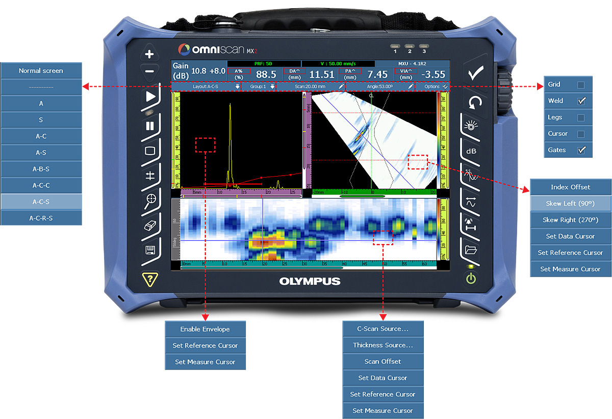 Olympus-OmniScan-MX2-32-128-PR-Flaw-Detector
